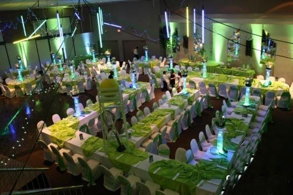 decoration de salle de reception mariage theme tennis